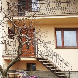 Exterior balcony railings