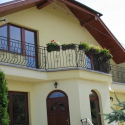 Exterior handrails - a family house