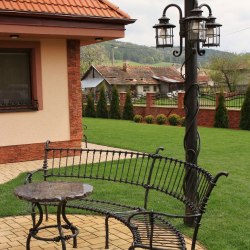 Forged garden furniture